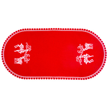 САЛФЕТКА ОВАЛ 60*120 СМ, 100% ПОЛИЭСТЕР (807-055)