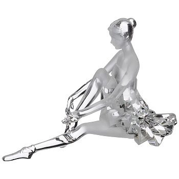 ФИГУРКА "БАЛЕРИНА" 19*13*19 ДИЗАЙН ГОРНЫЙ ХРУСТАЛЬ БЕЗ УПАКОВКИ МАЛ=6ШТ. (234-149)