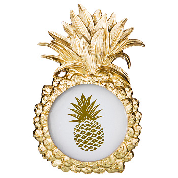 ФОТОРАМКА "АНАНАС" 10*2*15 СМ ФОТО 7*7 СМ (574-388)