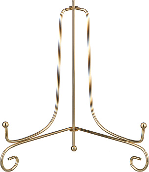 КОМПЛЕКТ ПОДСТАВОК ДЛЯ ТАРЕЛОК ИЗ 5 ШТ. 20*19*13 СМ МЕТАЛЛИЧЕСКАЯ ЦВЕТ - ЗОЛОТО (244-103)