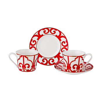 КОФЕЙНЫЙ НАБОР НА 2 ПЕРСОНЫ 4ПР. 80МЛ. (359-469)