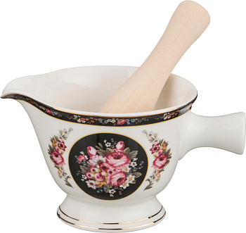 СТУПКА С ПЕСТИКОМ "БЕАТРИЧЕ" 16*11*9 СМ. (54-337)