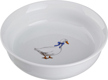 БЛЮДО ДЛЯ ЗАПЕКАНИЯ "ГУСИ" ДИАМЕТР=16 СМ.ВЫСОТА=4,5 СМ. (606-509)