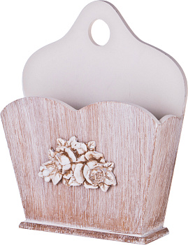 ПОЛКА НАСТЕННАЯ КОЛЛЕКЦИЯ "ЮПЕ" 19,5*8,5*23,5 СМ (231-130)