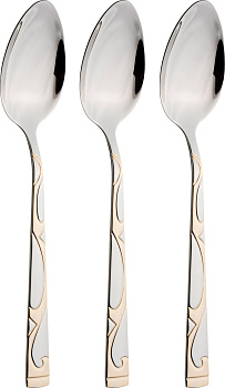 НАБОР СТОЛОВ. ЛОЖЕК AGNESS ИЗ 3 ШТ. ДЛИНА=21 СМ (922-232)